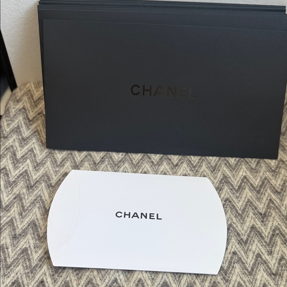 Chanel Black and White Stationery Set